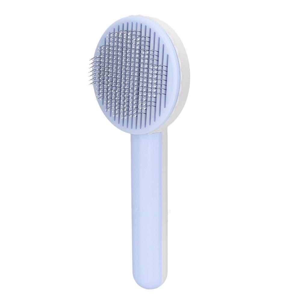Round Thick Needle Cat Brush Knot-Opening Design Floating Hair Removal Massage Comb Hair Removal Comb for Cats Dogs Pets