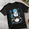 Футболка Re Zero, Футболка Re Zero, Эмилия, Рам, Субару, Аниме Футболка, Вайфу, Кавай