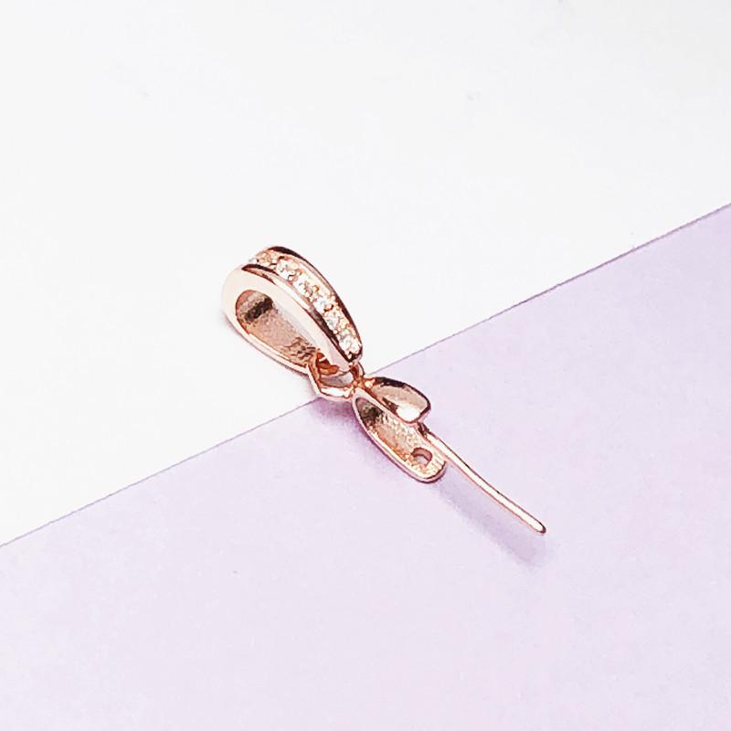 Пряжка из стерлингового серебра S925 для ожерелья Jade Buddha/Guanyin Pixiu