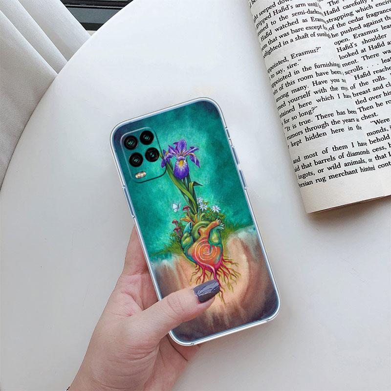 Прозрачный чехол для телефона Calm Heart Art для Motorola Moto G10 G20 G30 G31 G32 G34 G35 G41 G42 G50 G51 G52 G55 G60 G60S