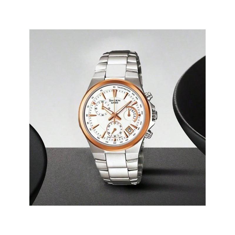 Casio Женские часы с хронографом SHE-5019SG-7ADR