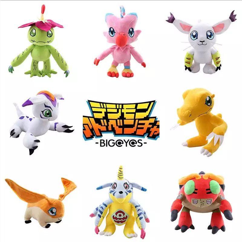 Agumon Tailmon Digimon Plush Toy With Soft Stuffed Material**