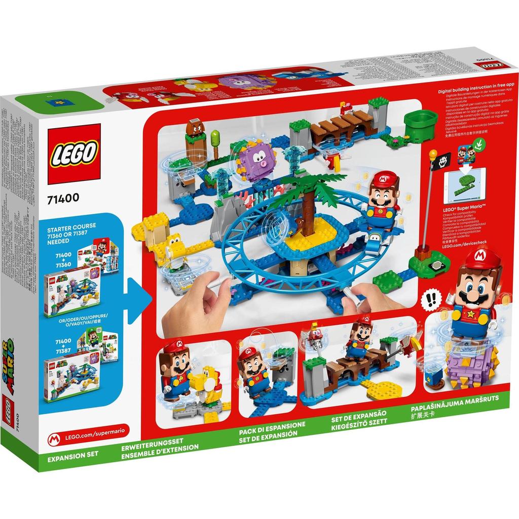 LEGO Super Mario Big Unira and Naminori Challenge 71400 Toy Block Present Video Game Boys Girls 7 Years Old and Over Lifton's