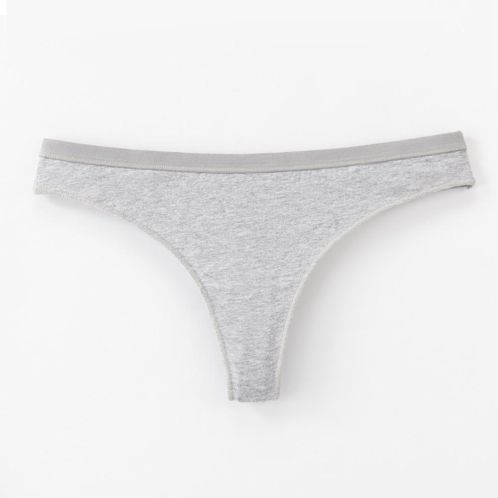 Женское нижнее белье из хлопка, молодежные сексуальные стринги, невидимые бикини