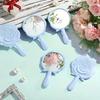 15pcs Handheld Mirrors Scrunchie Set with Storage Bag Portable Travel Vanity Mirror Beauty Tools for Bridesmaid Gifts