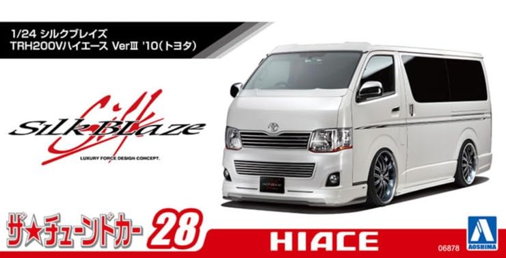 Aoshima Bunka Kyozaisha The Tuned Car Series Toyota Silk Blaze TRH200V Hiace VerIII 1/24 No.28 '10