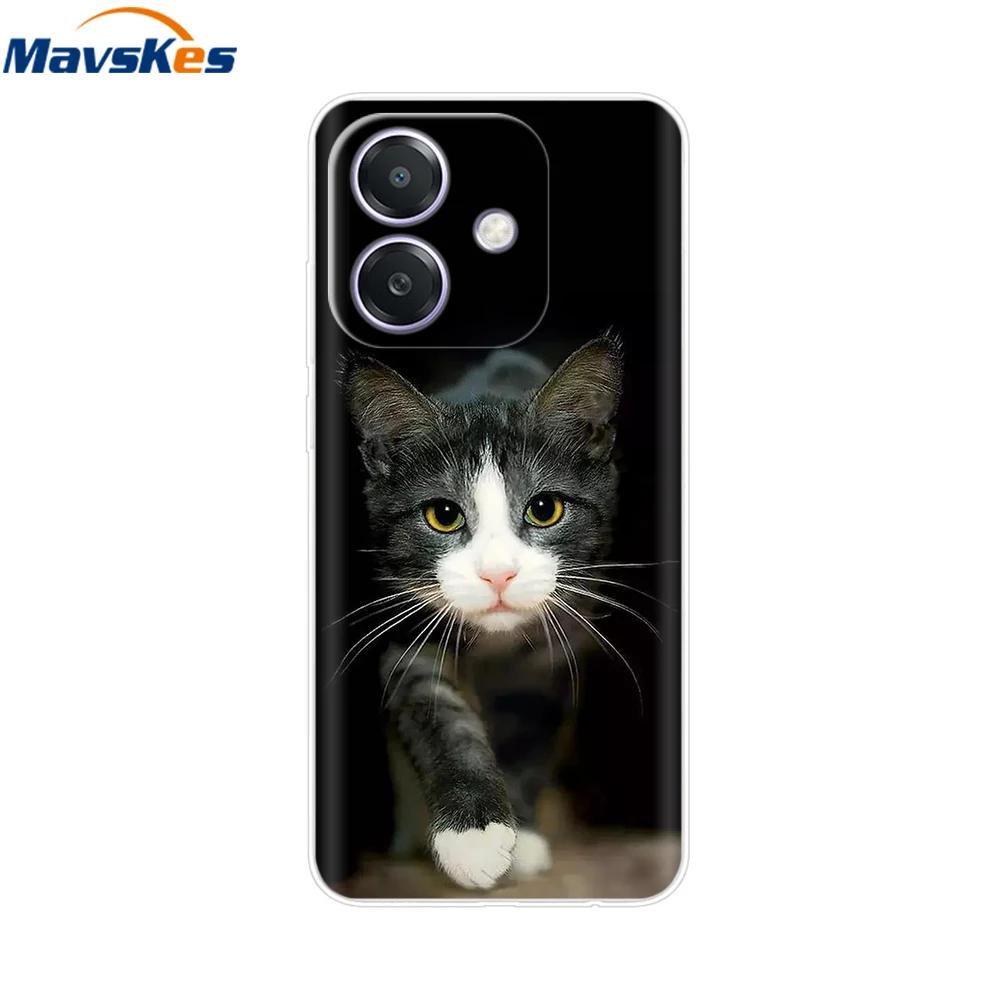 Мягкий прозрачный чехол из ТПУ для Oppo A3X A3 4G 5G 2024 Чехлы Мягкая силиконовая крышка для телефона для OPPOA3X OPPOA3 Защитная оболочка Чехол