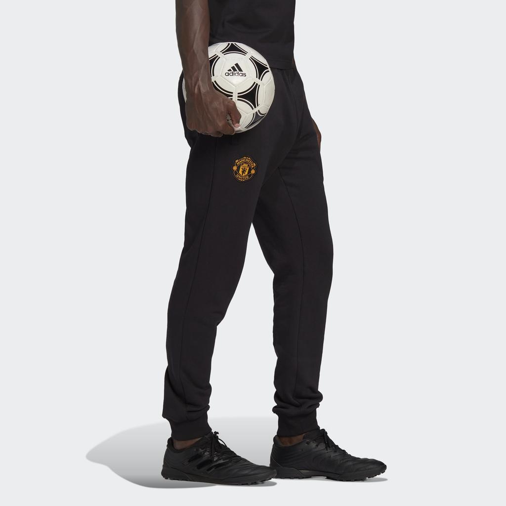 adidas Мужские футбольные джоггеры Mufc Cny Tiger Year Limited Edition с вышитым гербом, черные H63997