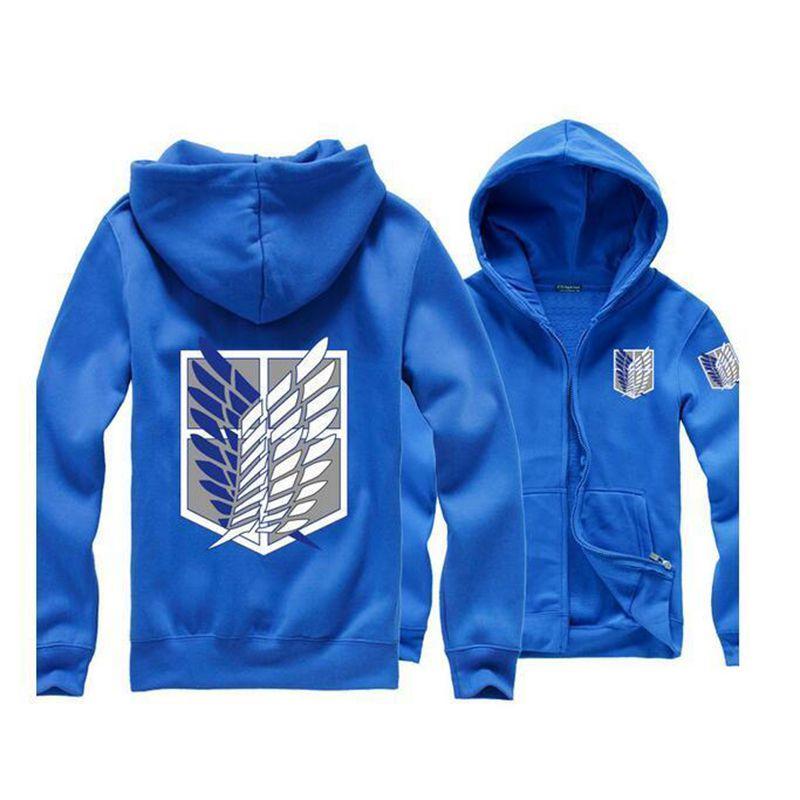 Атакующий Титан из Атаки Титанов Косплей Костюм Толстовка Пуловер Куртка Пальто