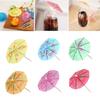 Луау Свадебная вечеринка Деревянные палочки для коктейлей Палочки для напитков Бумажные зонтики Зонты из зубочисток