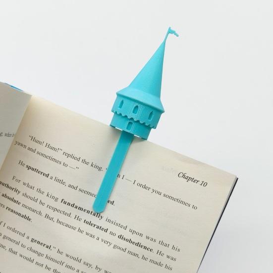 Аксессуар для книги 3D-печатный замок Скрепка Закладки для женщин, Милая форма Прочный Маркер страниц Скрепки для бумаги Отметка, Аксессуары для чтения Любители,