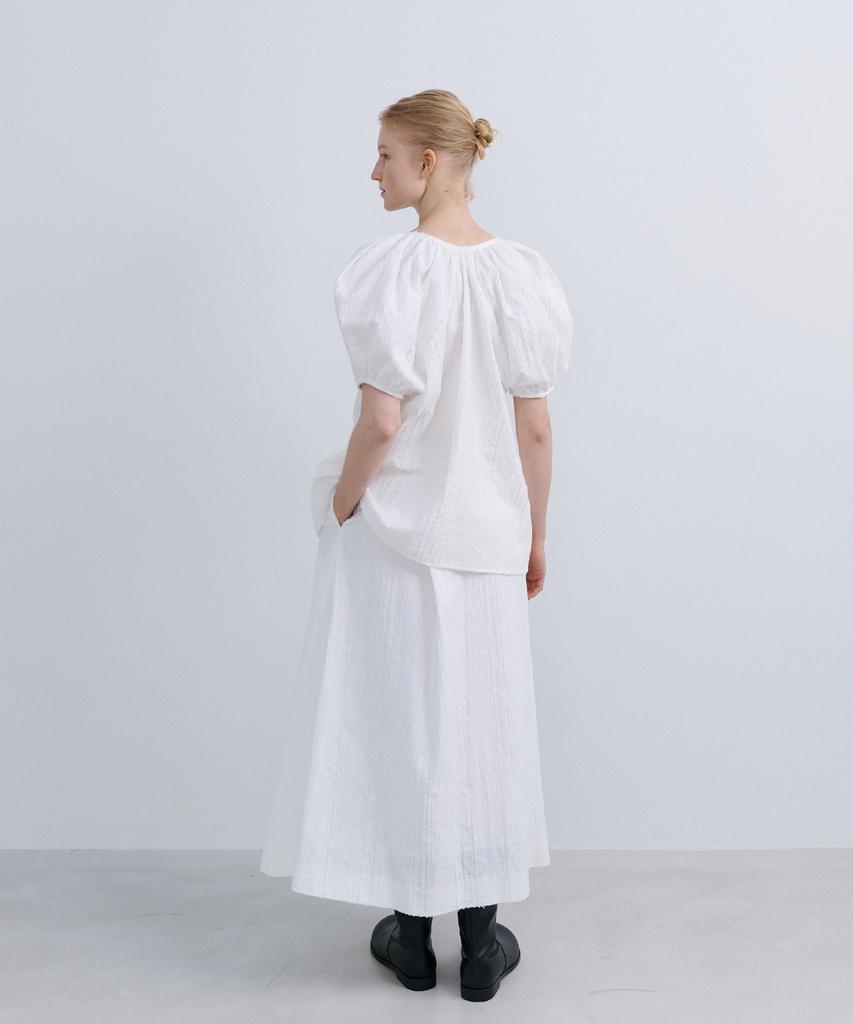 Epinggeulleo Origami Wrap Skirt - White