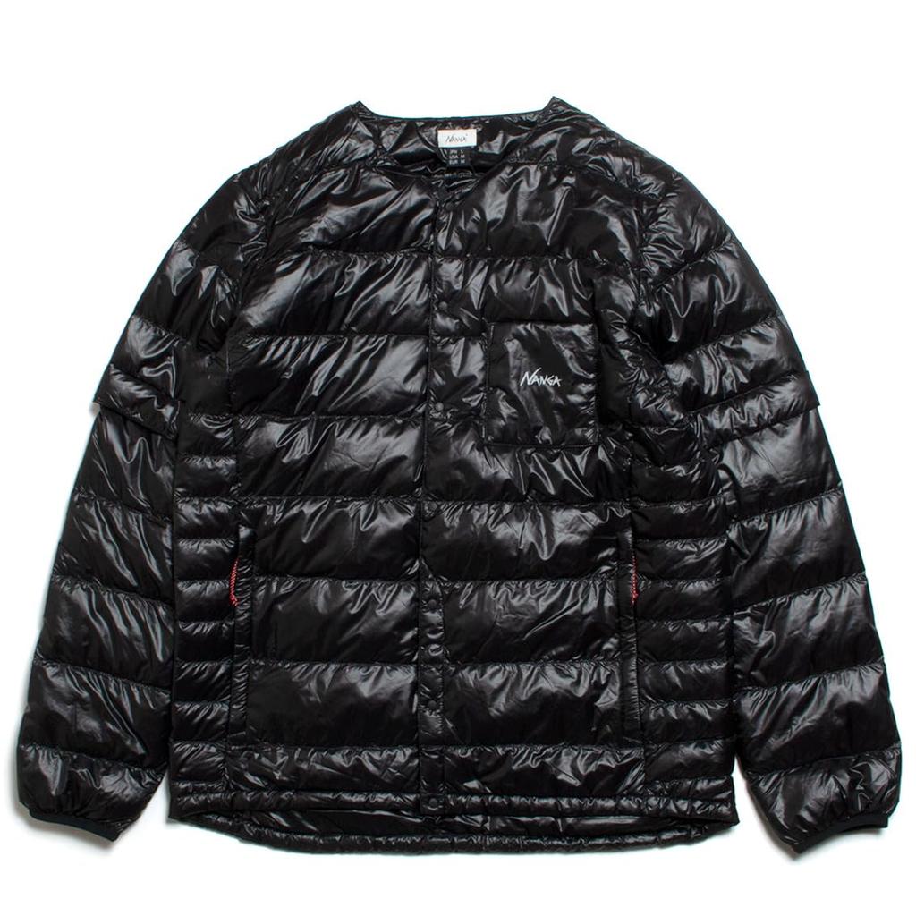 NANGA Inner Down Cardigan Detachable Sleeve INNER DOWN CARDIGAN DS Black M Men's
