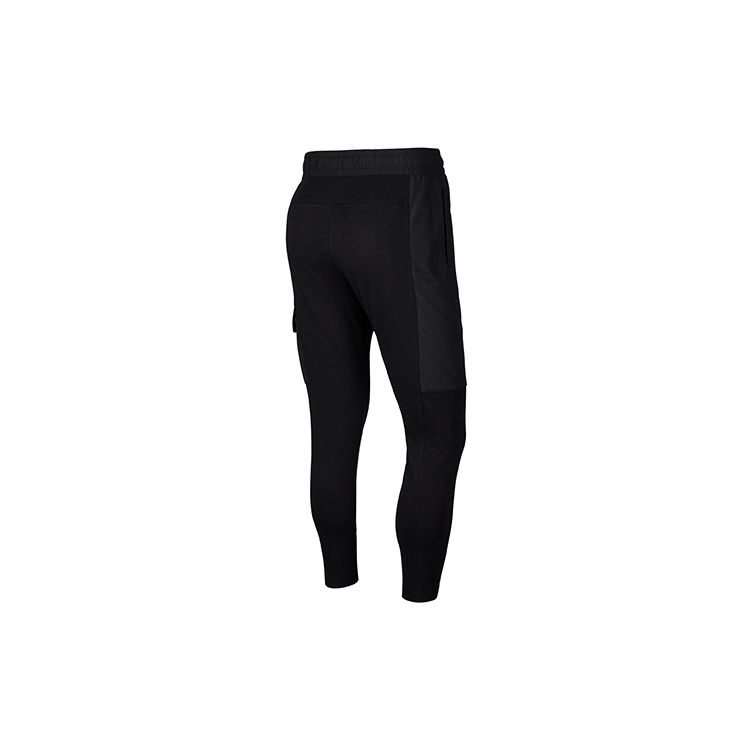Nike Спортивная одежда Лоскутные спортивные штаны с логотипом Мужские брюки Черные CJ4334-010