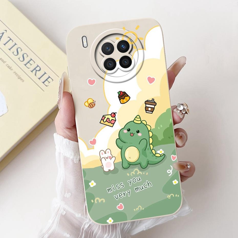 Lens Protective Case For Huawei Nova 8i NEN-L22 NEN-LX1 NEN-LX3 Cute Cartoon Soft Silicone Cover For Huawei Nova8i Phone Cases