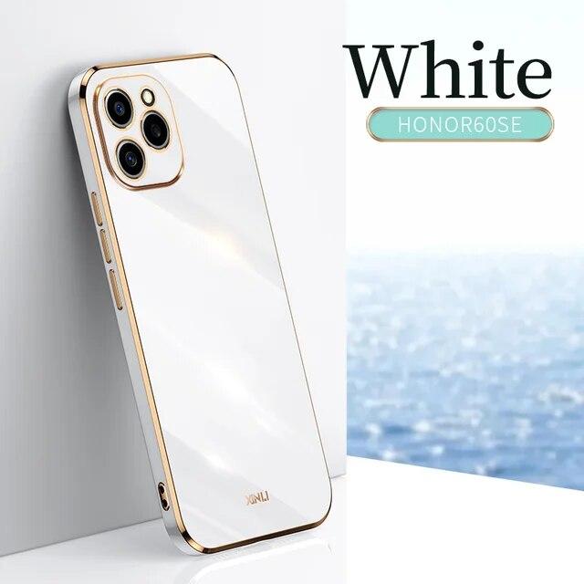 For Infinix Hot 40 Pro 40i Luxury Square Plating Phone Case For For Infinix X6836 X6528B X6837 ShockProof Soft Silicone Back Cover