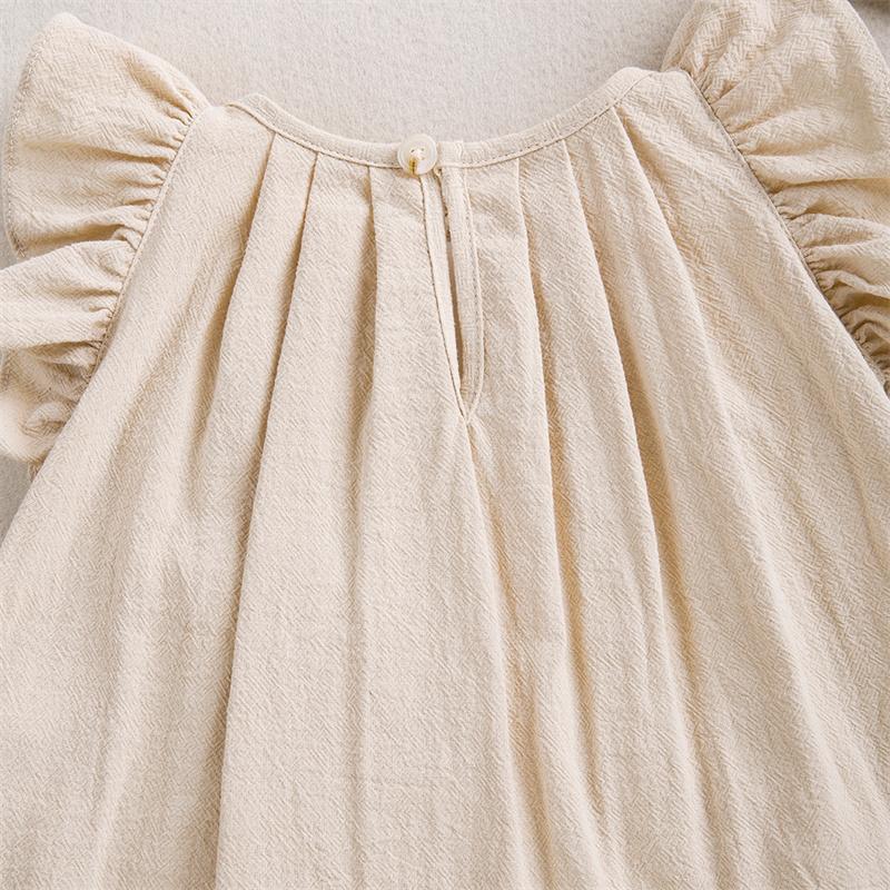 Летнее платье для детской одежды, хлопковые свободные платья для малышей для девочек, мягкая повседневная розовая элегантная одежда для первого ребенка, мини-платье