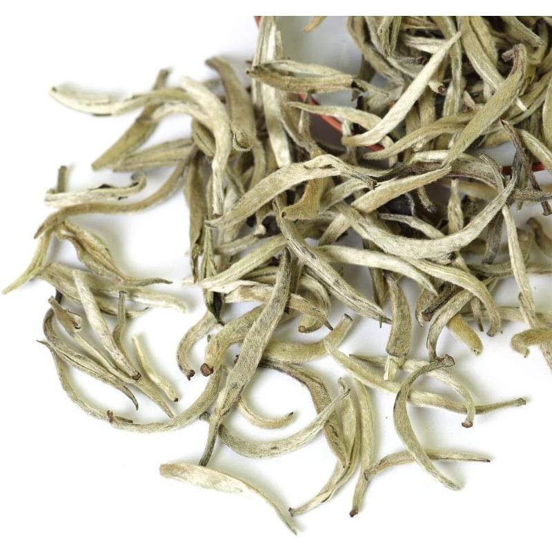 100g Silver Needle White Tea - Baihao Yinzhen Silver Tips Loose Leaf White Tea