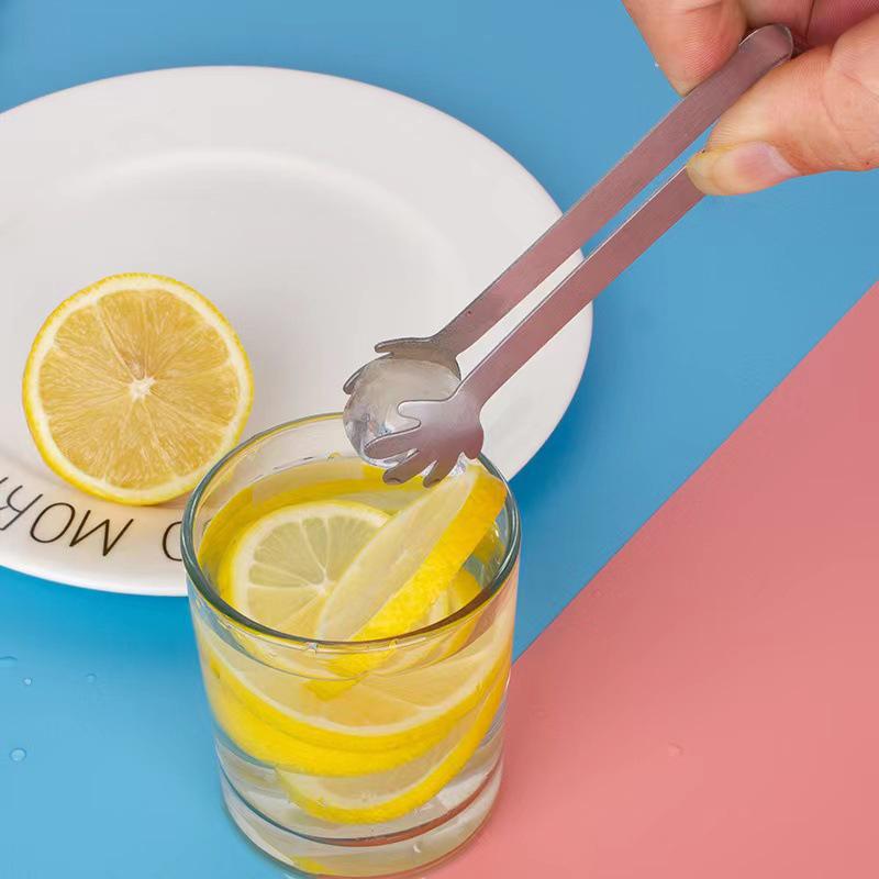 Мини-зажимы для еды из нержавеющей стали для кубиков сахара, пинцеты для кубиков льда, симпатичные зажимы для выпечки, кондитерских изделий, украшения тортов, конфет, десертов