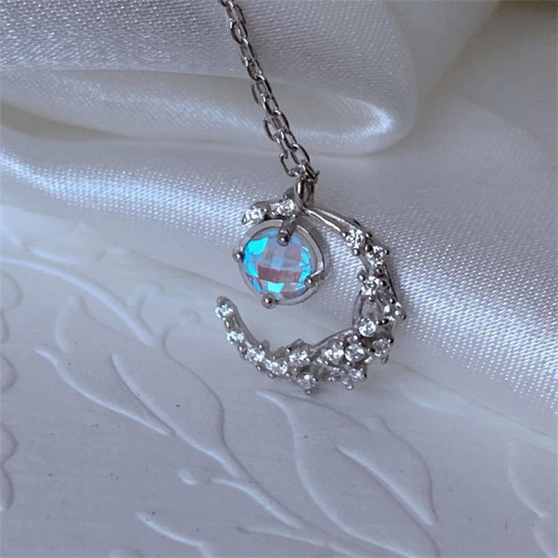 Простое ожерелье в виде полумесяца для женщин и девочек, винтажная персонализированная цепочка на ключицу, подарки на день Святого Валентина