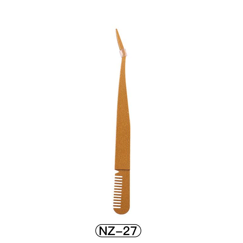 Удобный инструмент для красоты из нержавеющей стали, пинцет для ресниц, зажим для завивки накладных ресниц