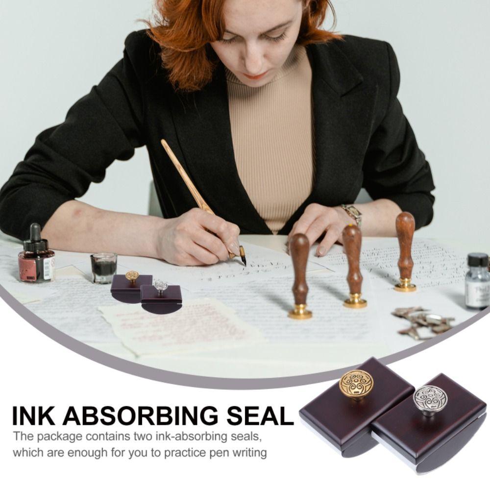 Fountain Pen Excess Ink Absorber Calligraphy Ink-Absorbent Tool Creative Rocker Blotter Artist