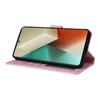 For Xiaomi Redmi Note 13 5G Wallet Case RFID Blocking Lacquered Leather Cover