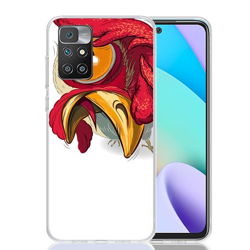 Курица Курица Петух Для Xiaomi Redmi 13C 13 12C 12 14C Чехол для телефона 10 10A 10C 9 9A 9C 9T 8A 8 7A 7 6A 6 Pro K70 K60 K40 K20 S2 10