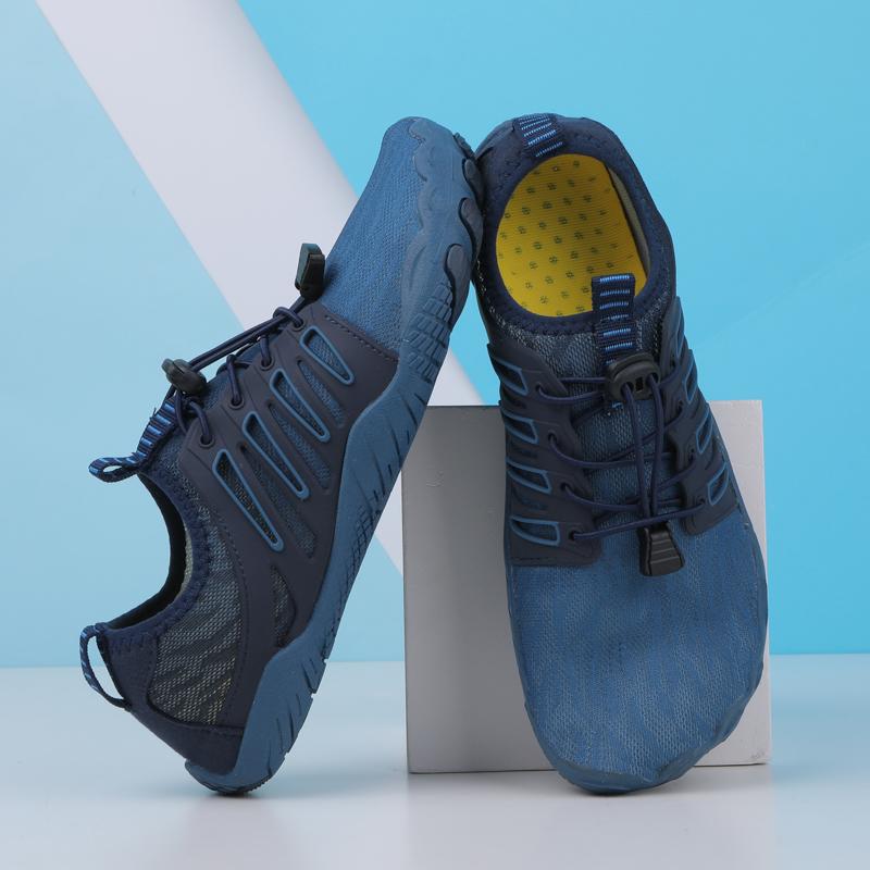 Мужская аква-обувь Женская пляжная босиком водная обувь Быстросохнущие сандалии для плавания Дренажная обувь для плавания вверх по течению Кроссовки для фитнеса Йога Дайвинг Пеший туризм Серфинг Кемпинг