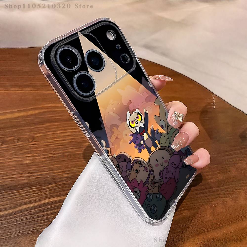 T-Чехол для телефона 'Дом-Сова Охотник' для iPhone 17,16,11,15,13,14,12,Air,Mini,Plus,Pro,Max,Plus,E Прозрачный Мягкий