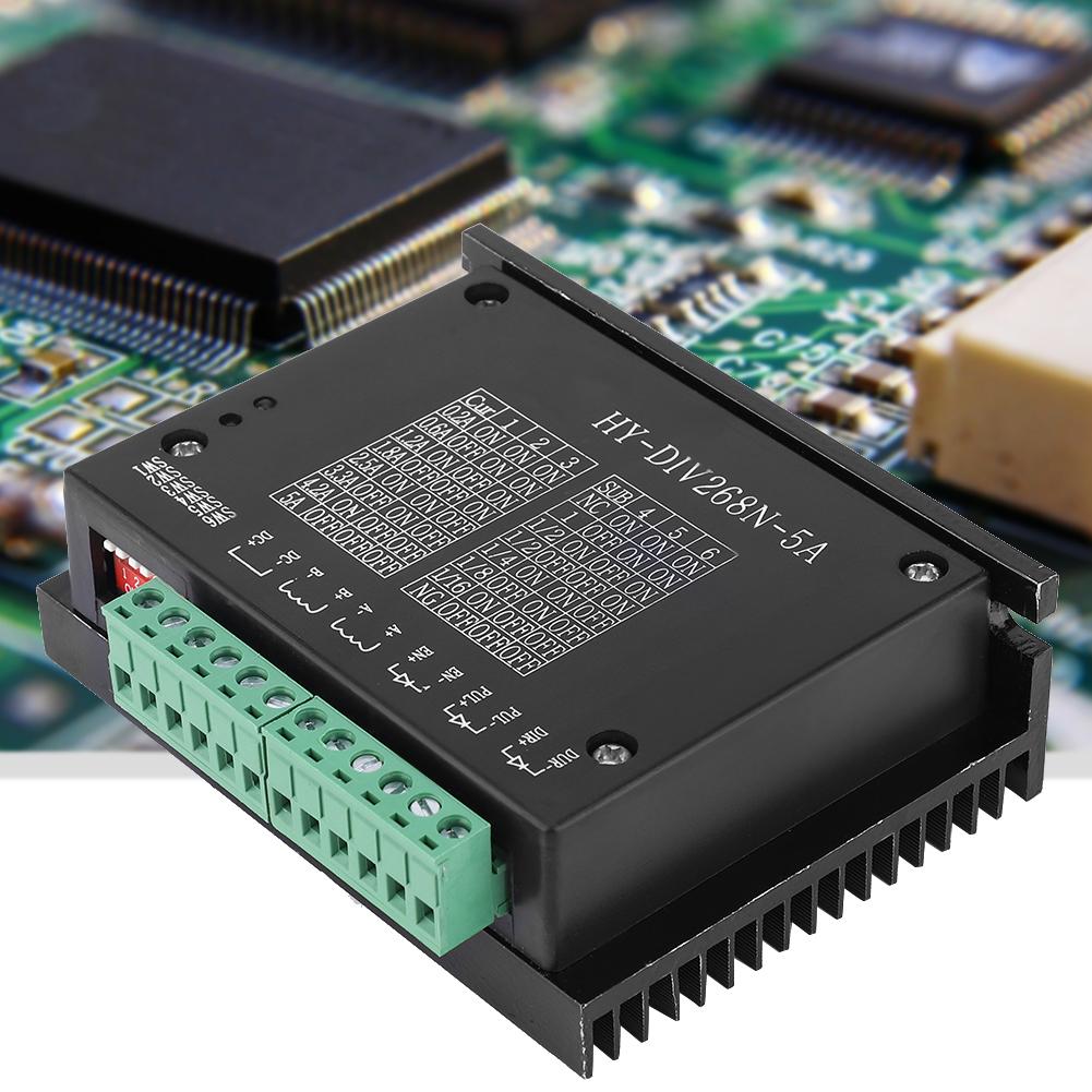 Гибридный драйвер шагового двигателя Двухфазный CNC контроллер 0.25A TB6600 Вход DC1248V