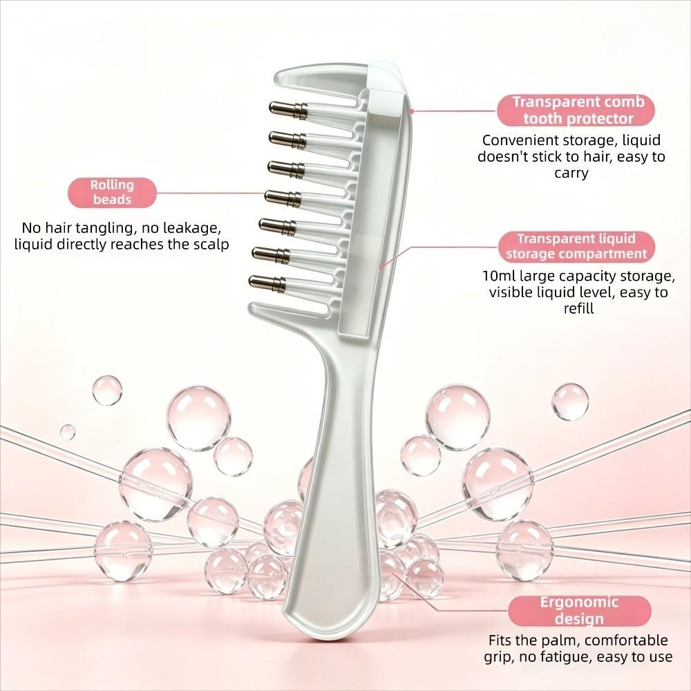 Anti-Frizz Hair Firming Applicator Hair Care Massage Guide Liquid Comb Gift