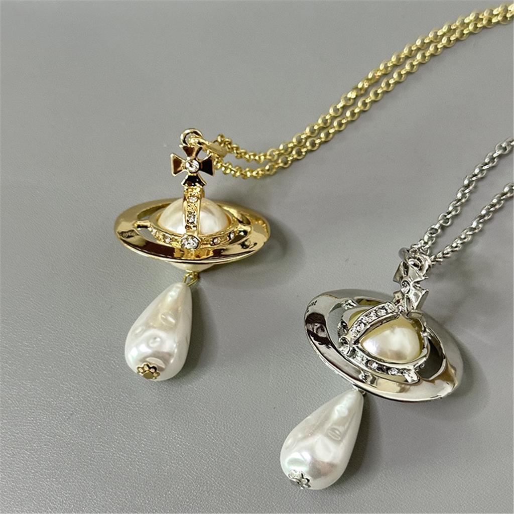 Tooxika Преувеличенное трехмерное ожерелье-подвеска в стиле барокко с жемчугом в форме капли воды, легкая роскошь, темперамент, цепочка-джемпер для женщин