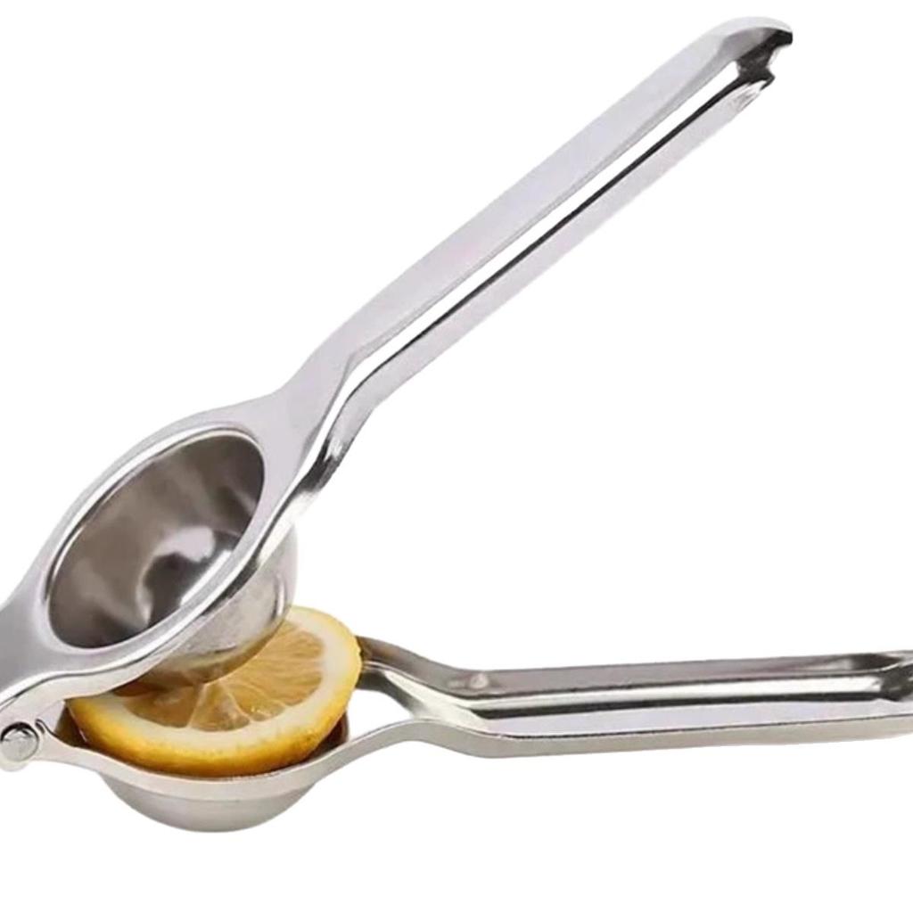 Stainless Steel Manual Lemon Juicer - Small Handheld Squeezer for Lemons