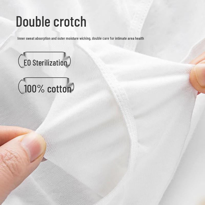 Стерильные одноразовые трусики для женщин: Идеально для путешествий, беременности, после родов и менструации - Не требует стирки и портативно.