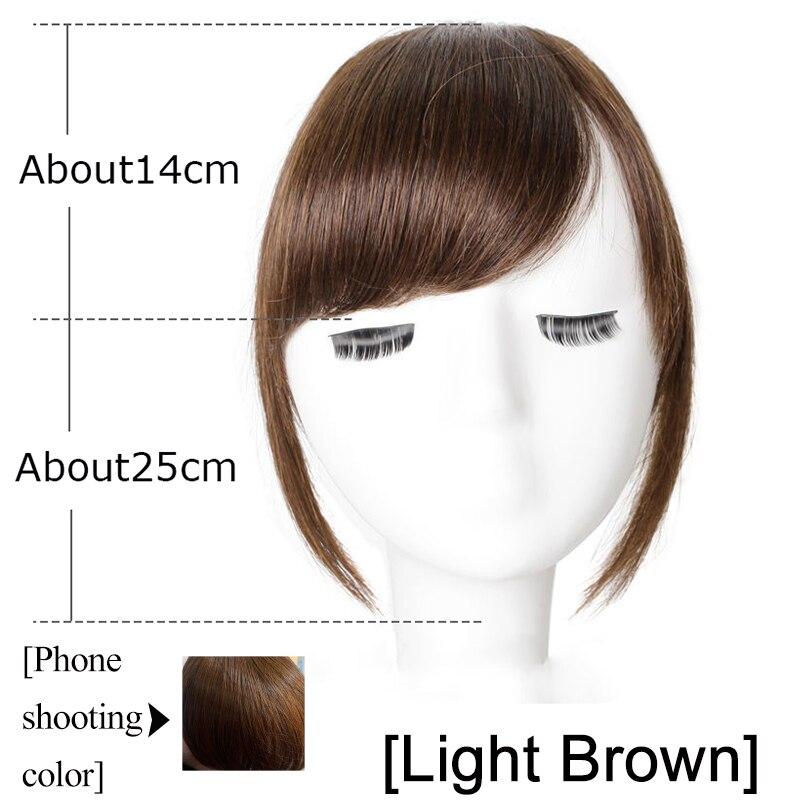 Black Brown Hair Bangs Clip In Bangs Front Fringe Hair Women Clip In Hair Extension Hair Accessories