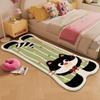 Ковер для спальни Милые пижамные животные Кошка Собака Девочка Декор Прикроватный коврик Коврик для комнаты Мягкий Пушистый Имитация Кашемира Ковер