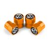 T264PCS Metal Car Wheel Tire Valve Caps Stem Cover Car Accessories For Volkswagen GTI Polo Golf Passat Scirocco Jetta Touareg RLINE