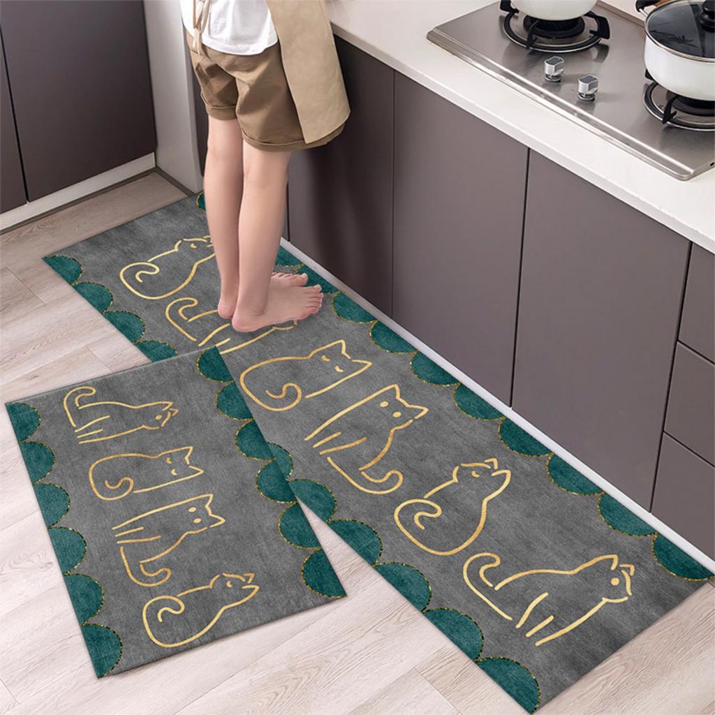 Fashion Simple Nordic Style Kitchen Mat Carpet House Hold Carpet Modern Home Decor