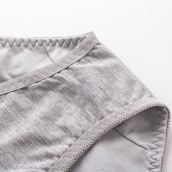 Женские менструальные трусики, кружевные однотонные трусы больших размеров с подтяжкой средней талии, бесшовные эластичные герметичные трусы, женское нижнее белье