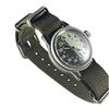 Военные часы ТИП 24H ночь день зеленый нейлон ремешок НАТО [MRMW] мужские A-17a &