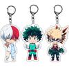 Anime Mening Qahramonim Akademiyasi / Boku No Hero Academia Personaj Shaffof Akril Osma Kalit