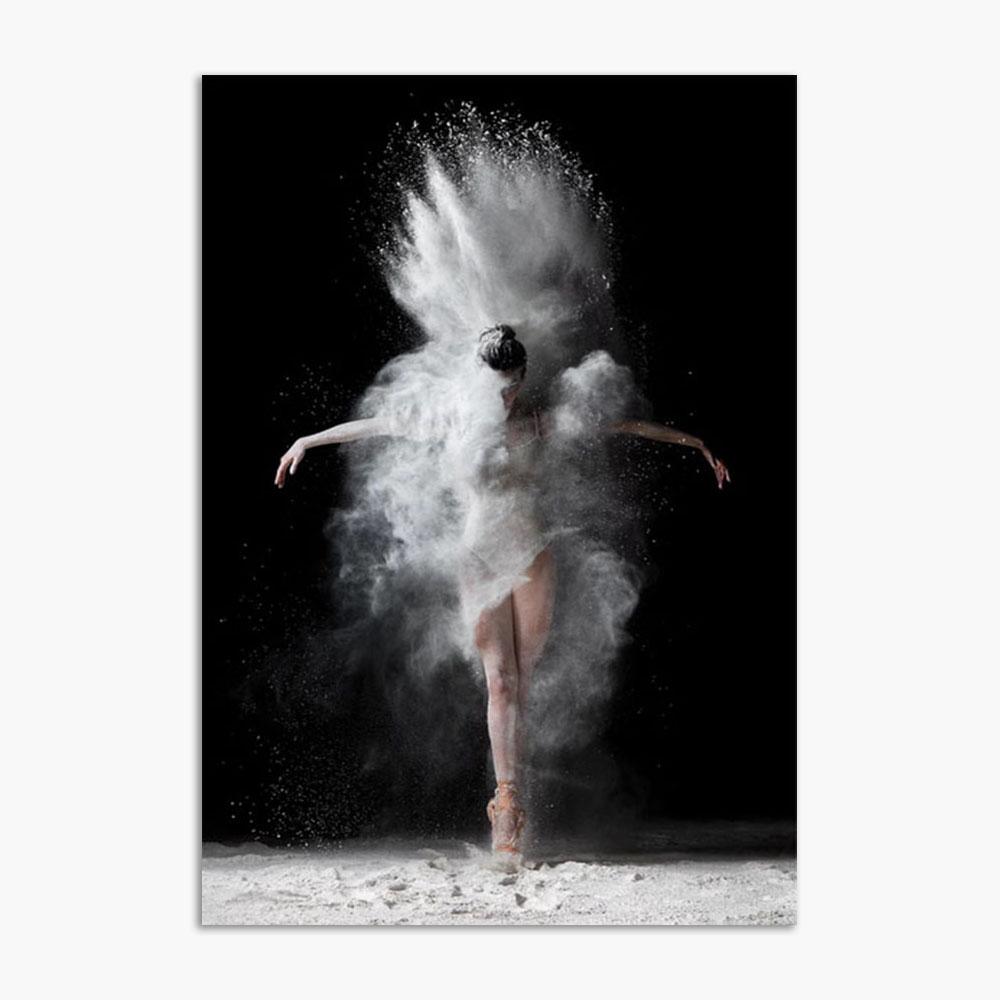 Плакат с балериной и принтом, черно-белая настенная живопись, элегантная поза балерины, фото, холст, картина, настенная картина, декор комнаты