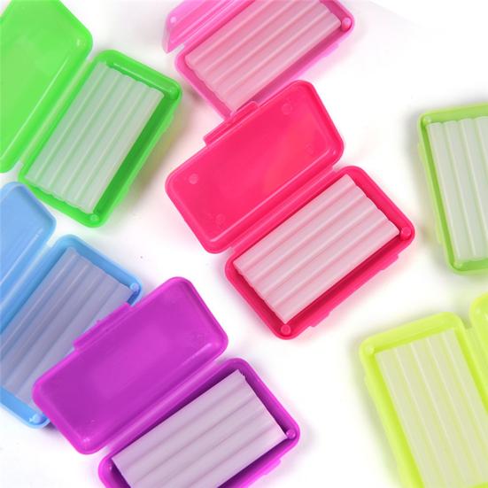 Yousheng 1 Коробка Воск для брекетов Фруктовый аромат Достаточно липкий Уход за полостью рта Использование брекетов Элайнеры Стоматологический воск для дома