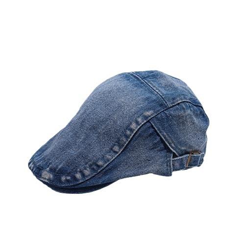 Spring, Autumn and Summer Men's and Women's Fashion Cap Outdoor Casual Denim Beret Old Forward Hat