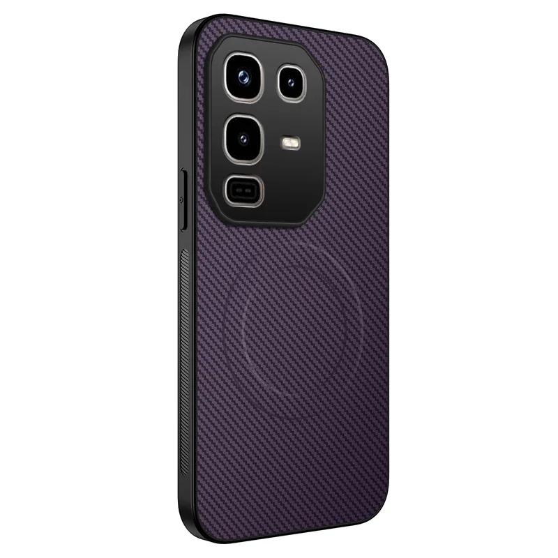 Силиконовый чехол для телефона с узором из углеродного волокна для Infinix 50S Note 50 Pro Plus 50X 5G 4G, мягкий чехол с магнитной беспроводной зарядкой