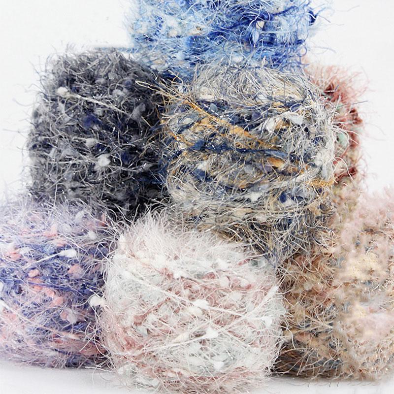 50g/Roll Handmade Crochet Yarn Woven Yarn Knitting Yarn Featured Yarn Wool Yarn DIY Bag Hairpin