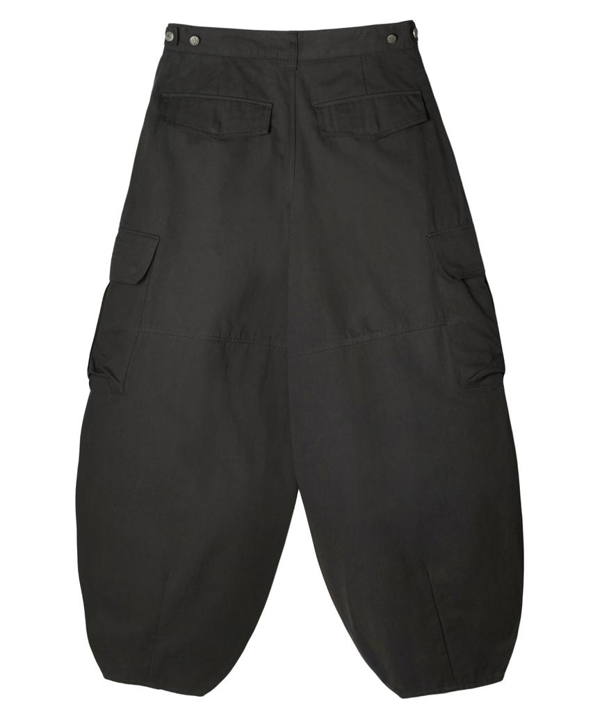 IDWS Andy Twill Balloon Cargo Pants Charcoal