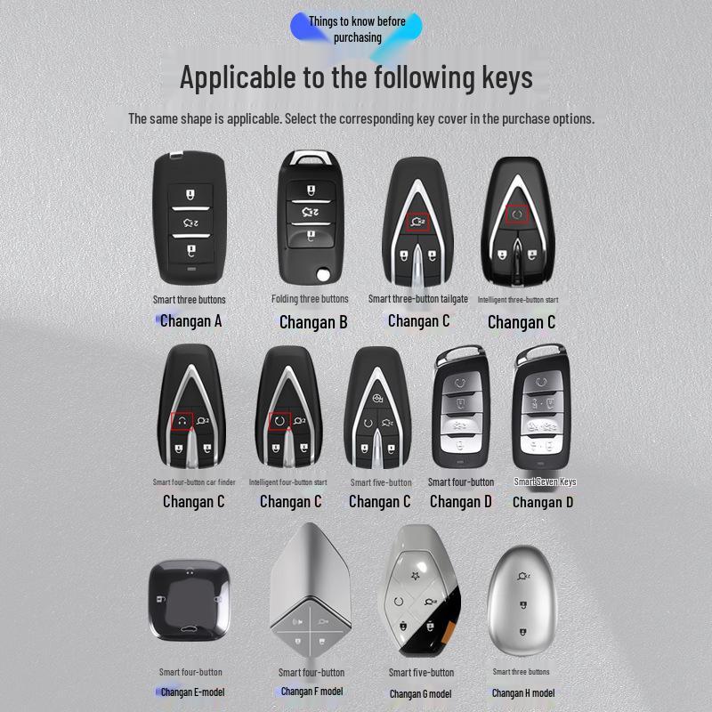 Changan Nuomi Corn Key Case: Lumin Square Candy Car Key Shell for Men & Women