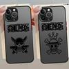 Чехол с логотипом аниме One Piece для iPhone 17 Pro Max Air 12 7 8 SE 11 XS XR 13 Mini 15 16 Plus 14 Funda Задняя крышка телефона